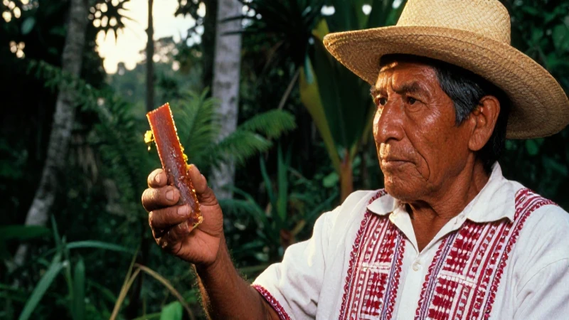 El chicle define la identidad maya