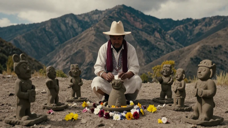 Ritual huasteco en las montañas de Hidalgo