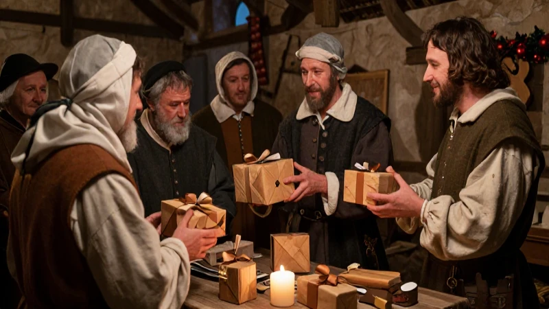Tradición histórica del intercambio de regalos