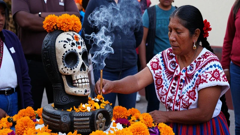 Celebración nahua del Día de Muertos