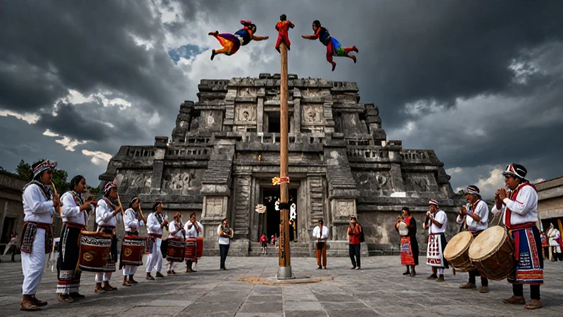 Celebración de Día de Muertos con Danza y Música Azteca