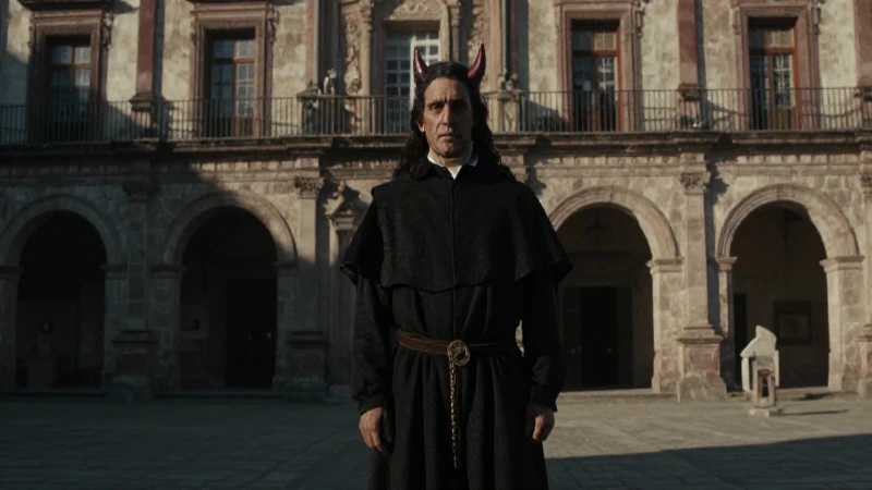 Diablo Mexicano: Entre el Demonio y el Ángel de los Sentidos 44 Friar y Diablo en plaza colonial mexicana del siglo XVII