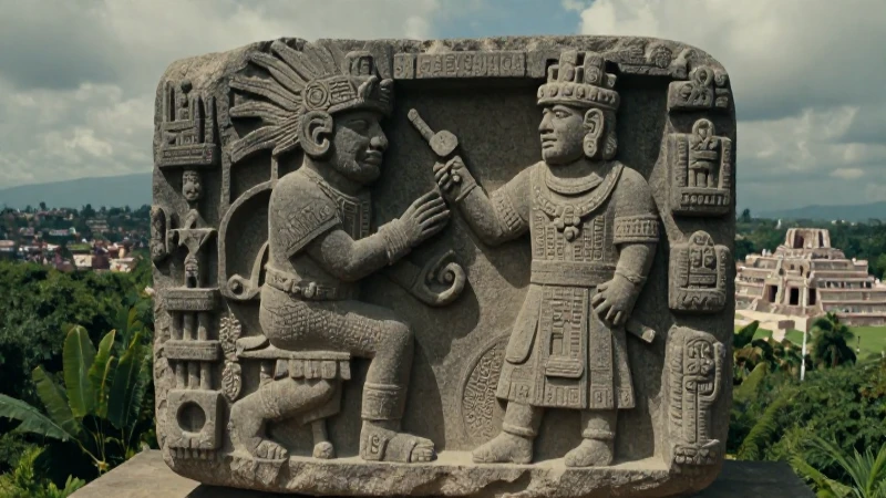 Dibujo de Quetzalcóatl: El Patrón Dinástico Mexica 13 Escultura de basalto con Quetzalcóatl en una ciudad mesoamericana