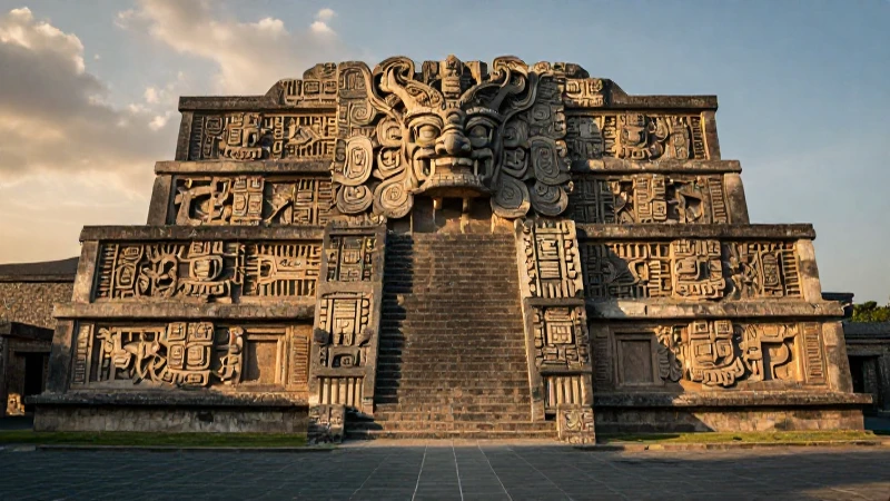 Dibujo de Quetzalcóatl: El Patrón Dinástico Mexica 16 Escultura majestuosa de Quetzalcóatl en Tenochtitlan