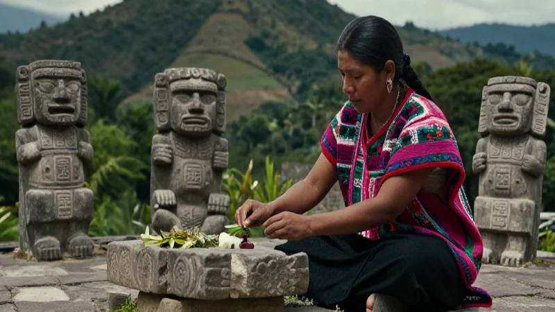 Pitao Paa cura a los zapotecas en un ritual sagrado