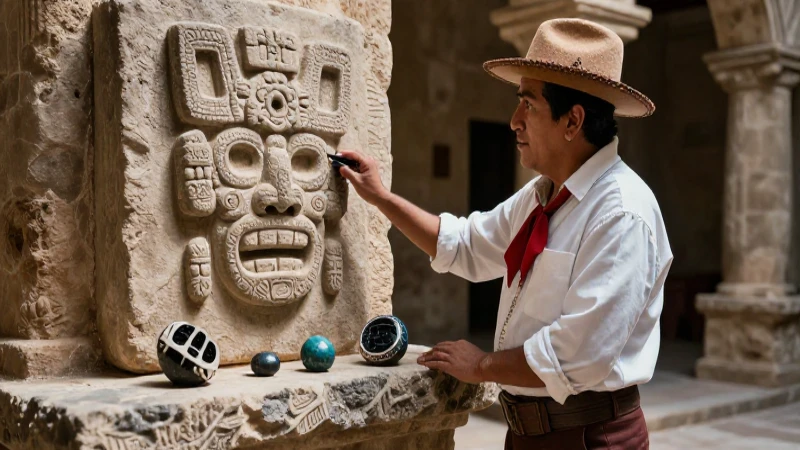 Cuál fue el papel de Tlaltecuhtli en la Casa de las Ajaracas 36 Hombre colonial estudia herramientas de obsidiana ancestral