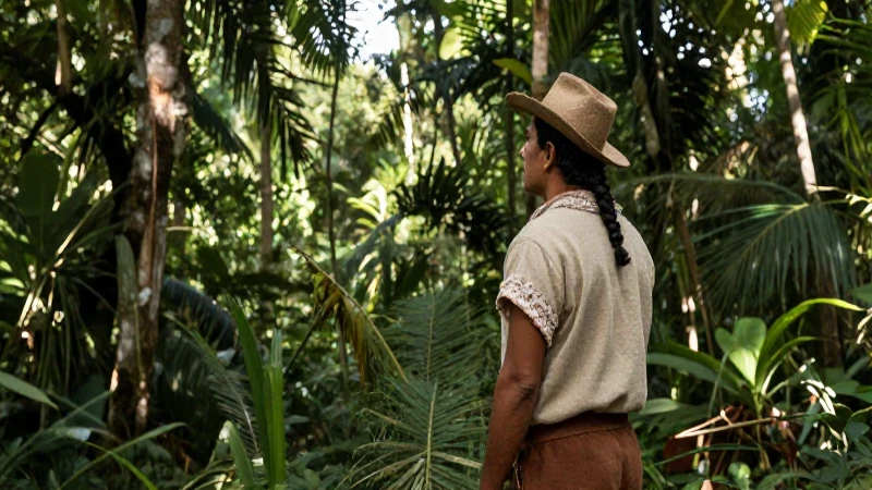 Duendes y Chaneques: Mitos y Leyendas de la Cultura Mexicana 14 Chaneque y observador en selva mesoamericana