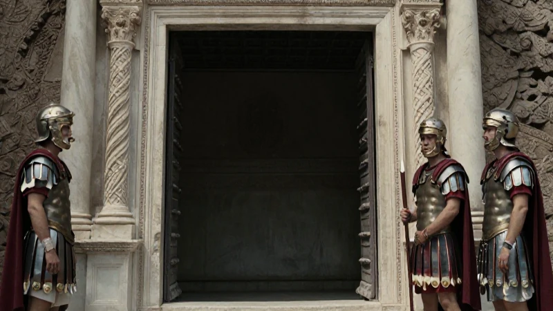 Edicto de Tesalónica: Teodosio I y el auge del catolicismo 5 Legionarios cierran templo pagano romano