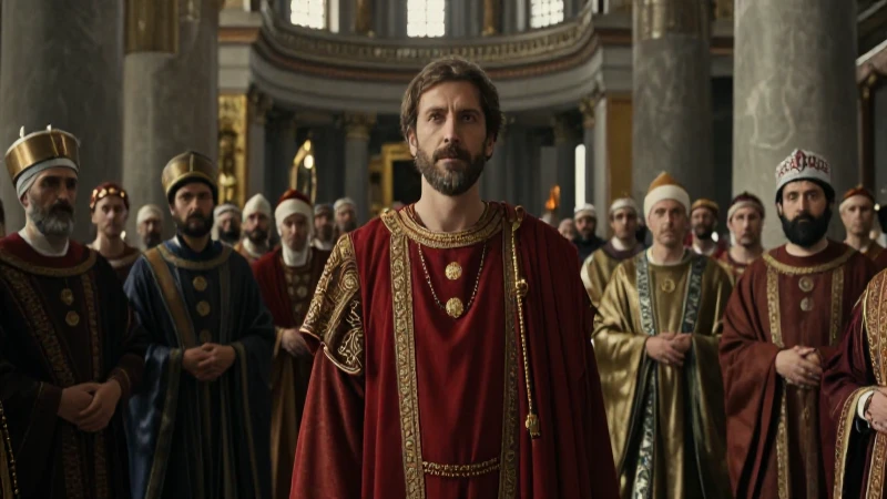 Edicto de Tesalónica: Teodosio I y el auge del catolicismo 6 El emperador Theodosio I en un majestuoso contexto bizantino