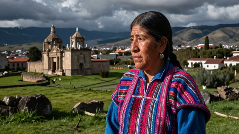 Mujer oaxaqueña en su entorno natural