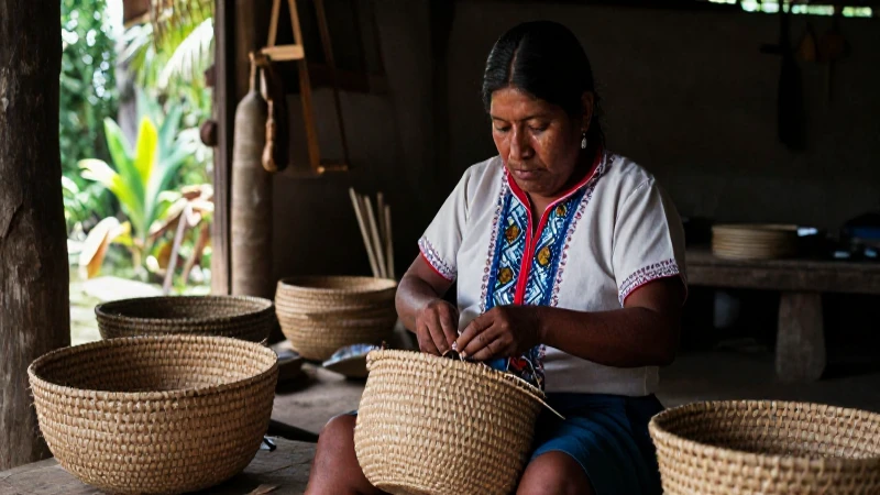 Artesano crea canasta de chapopote con estética épica