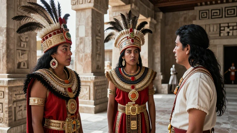 Conquista del siglo XVI: Cambios y continuidades en México 4 Tlatoani azteca y conquistador español en México