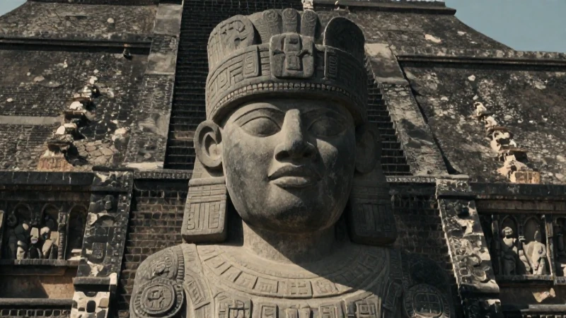 What is the significance of the water goddess sculpture in Teotihuacan 41 Diosa de piedra en Teotihuacan