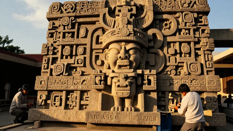 Excelencia técnica en la escultura mexica