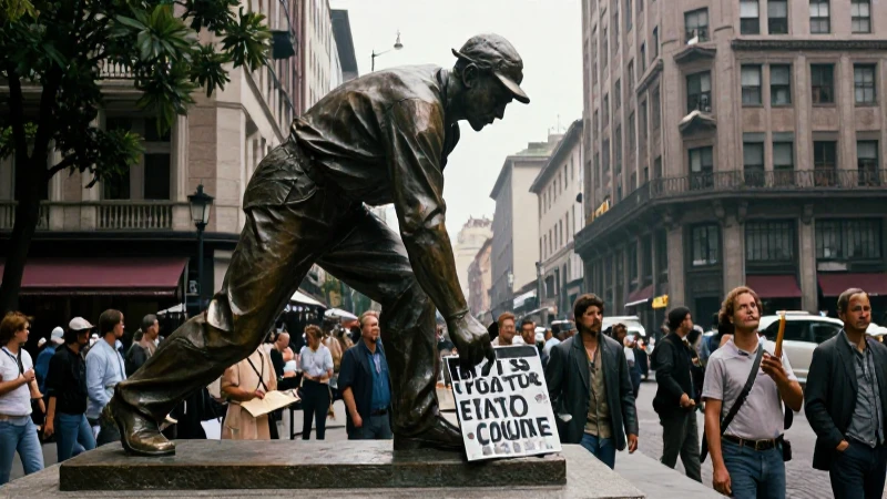 Qué historia y significado tiene la escultura monumental en el arte público 24 Esculturas de protesta con significado social y realismo