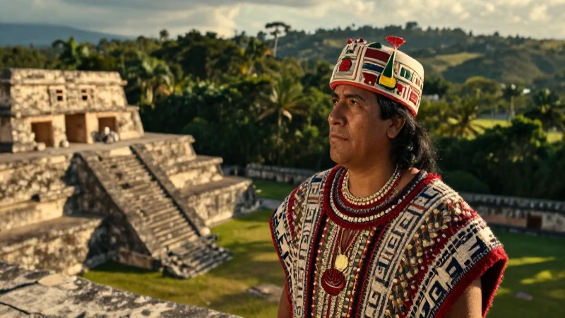 Nobleza mesoamericana sobre arquitectura antigua en México