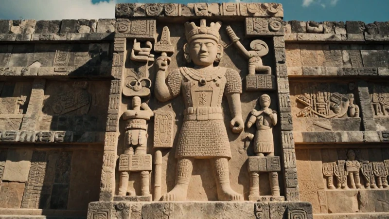 Estela de Xochicalco muestra conquista militar mesoamericana