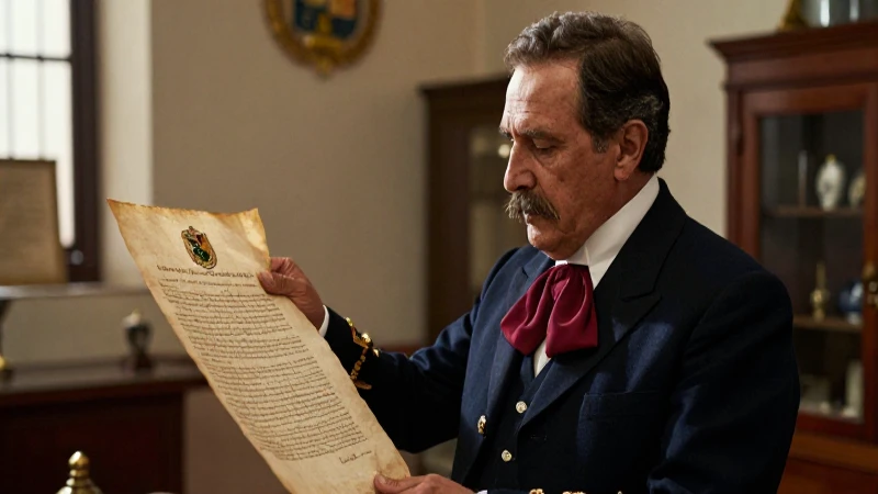 Qué es el Escudo Nacional Mexicano y cuáles son sus características 6 Funcionario mexicano examina documento histórico formal