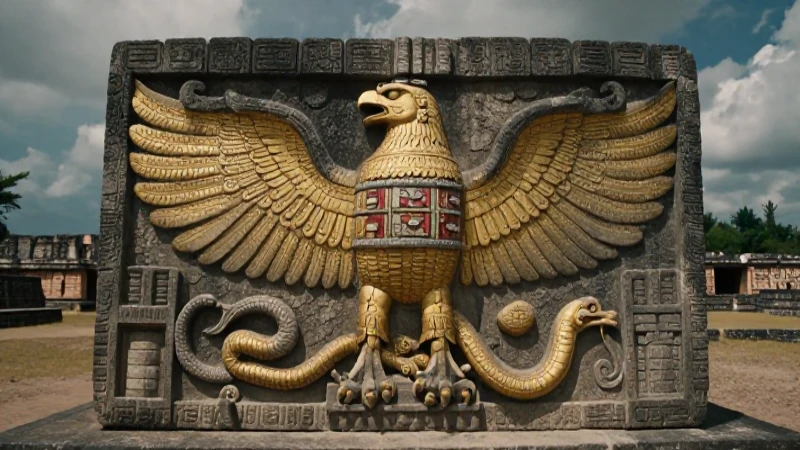 Qué es el Escudo Nacional Mexicano y cuáles son sus características 2 Nahual y ruinas mesoamericanas antiguas