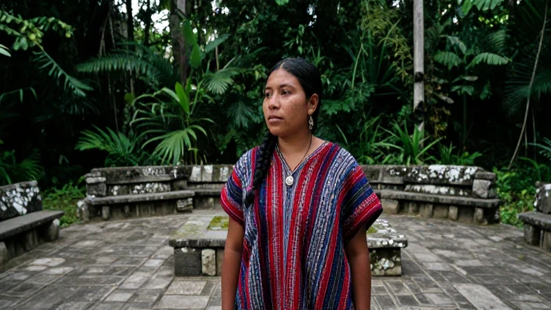 Cuál es la estructura social y tradiciones de la familia Maya 27 Maya matriarca en jardín mesoamericano