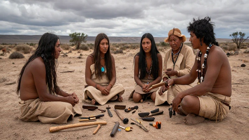 Cuál es la historia, clima y biodiversidad de Aridoamérica 11 Nómadas en paisaje árido, estilo documental dramático