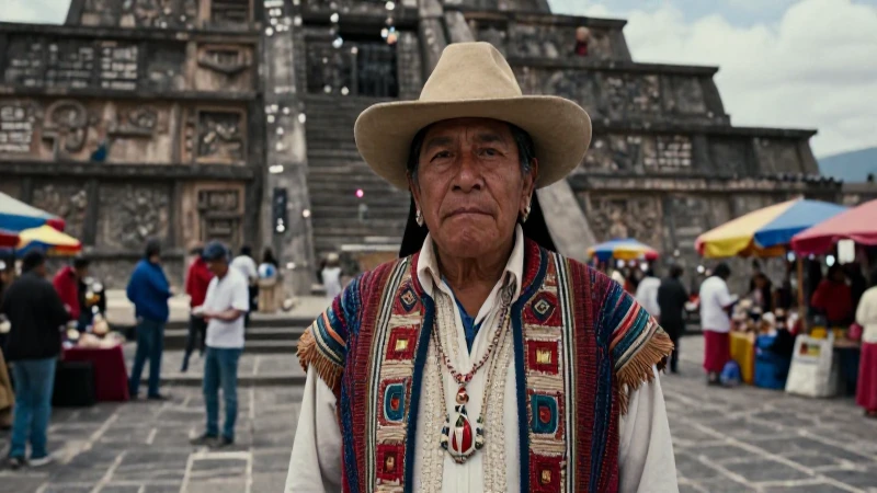 Retrato realista Nahua en Tenochtitlan