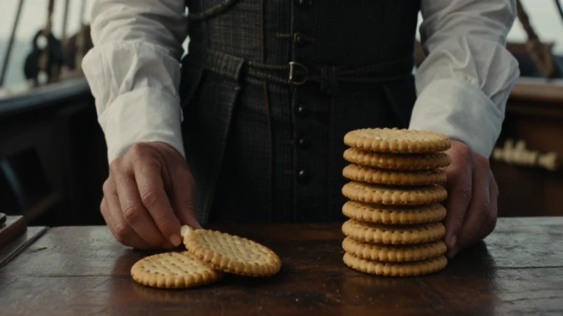 Galletas de mar: Descubre la receta y su delicioso sabor 47 Galera del siglo XVIII, realismo documental