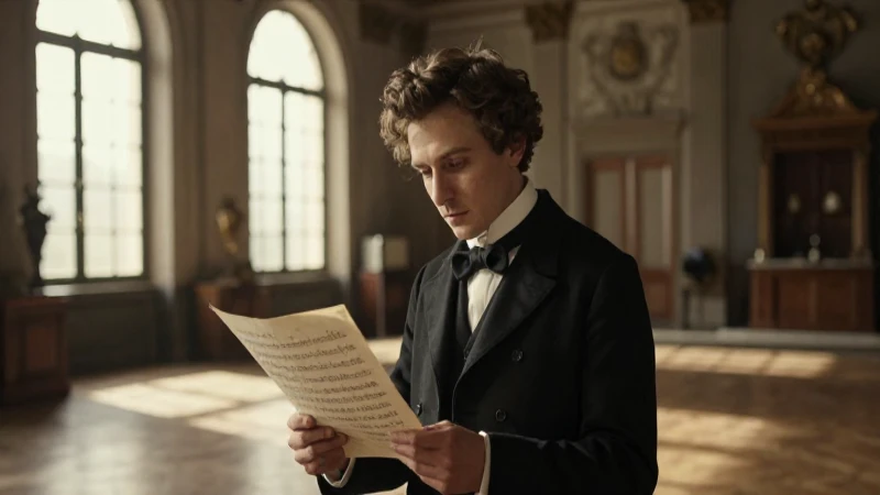 Joven Bizet estudia música en París