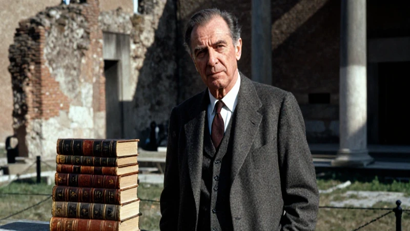 Agamben en Roma, entre ruinas y libros antiguos
