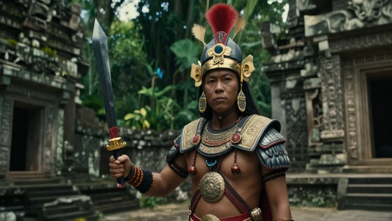 Cuáles fueron las estrategias y conflictos en las guerras mayas 10 Guerrera Maya con armadura y arma de obsidiana