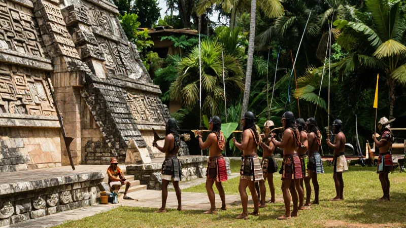 Cuáles fueron las estrategias y conflictos en las guerras mayas 16 Guerreros mayas asaltan fortalezas en la selva