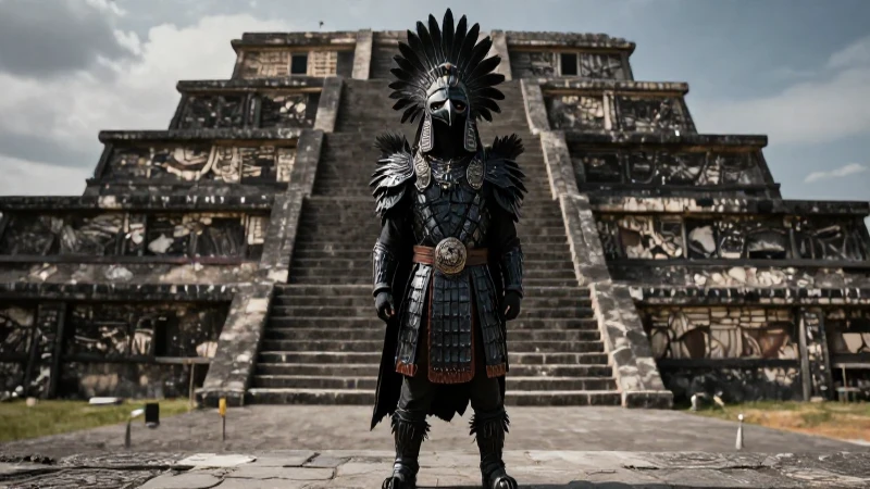 Guerrero águila: Descubre su legado en la historia azteca 15 Guerrero azteca real en Tenochtitlan