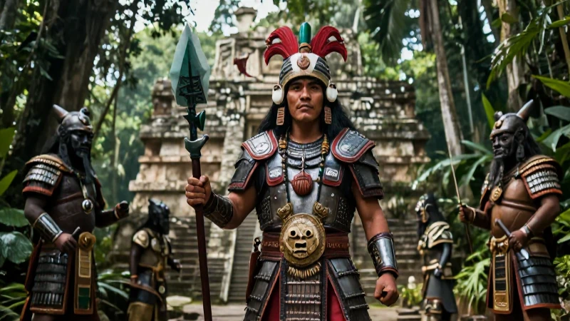 Titán maya Kaibil Balam, guerrero legendario