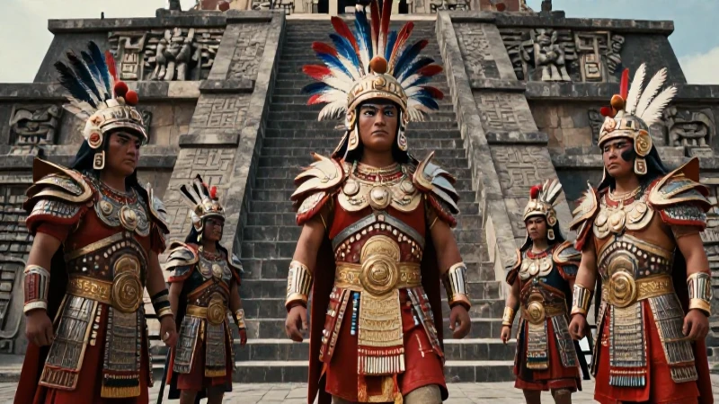 Guerreros Mexica como titanes en Mesoamérica