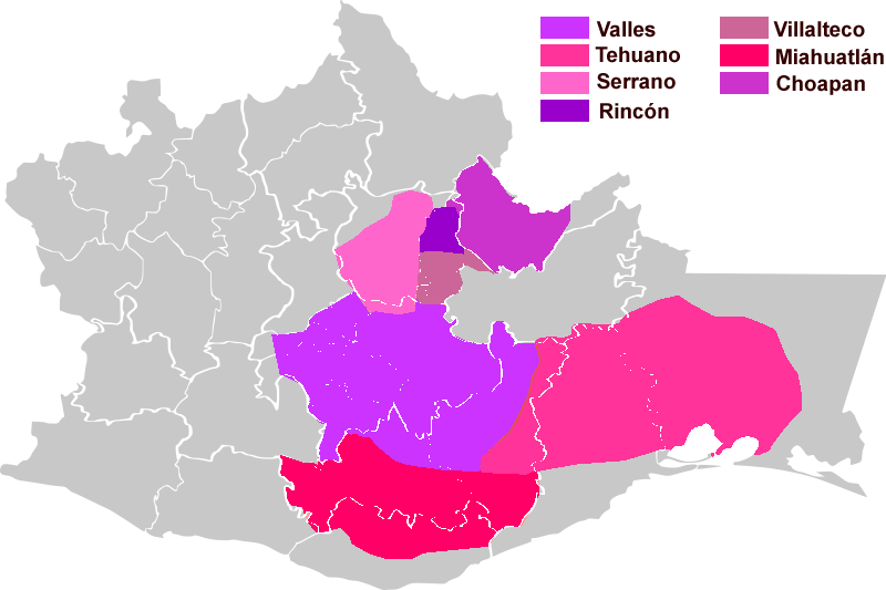 hablantes de la lengua zapoteca en los valles centrales