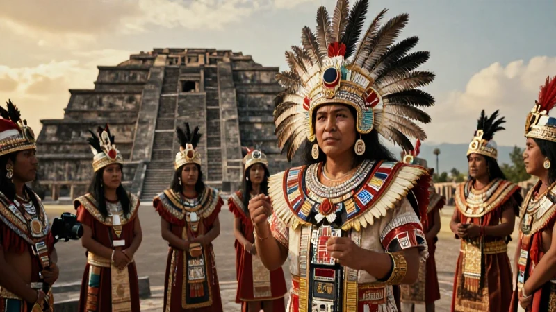 El Tlatoani azteca en el Templo Mayor