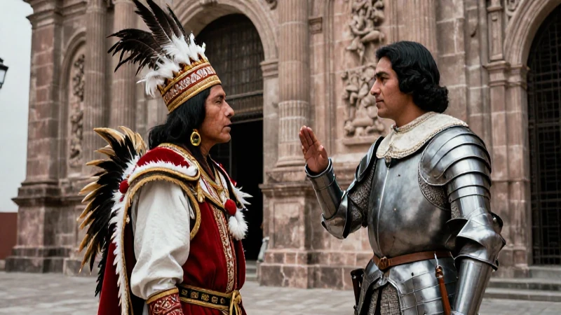 Cuál es la historia cultural de Nueva España en su viaje 2 Noble indígena y conquistador español