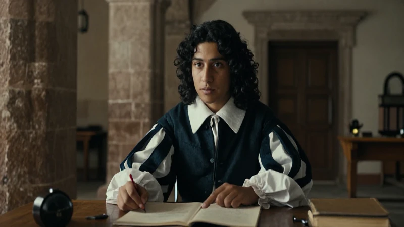 Cuál es la historia cultural de Nueva España en su viaje 5 Estudiante colonial enseña en un antiguo claustro mexicano