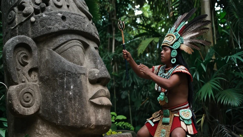 La cultura Olmeca destaca por su cosmovisión y arte