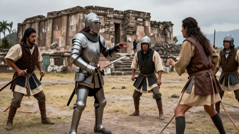 Conflicto entre españoles y Chichimecas en Cholollan