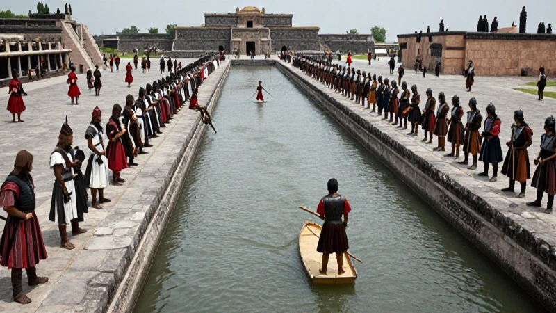 Conquistadores avanzan contra Tenochtitlan