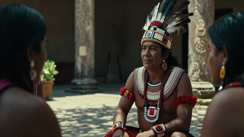 Noble indígena en Tenochtitlan