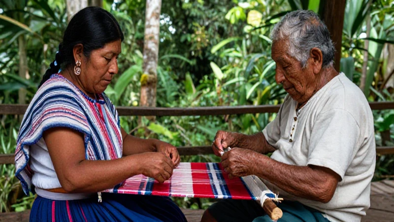 Cuáles son la cultura, tradiciones y lengua del pueblo Huave 5 Tradición Huave: tejido artesanal en la selva