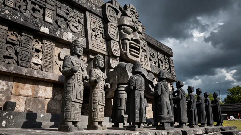 Huitzilopochtli: La escultura emblemática del Templo Mayor 8 Esculturas de basalto de Huitzilopochtli en Templo Mayor