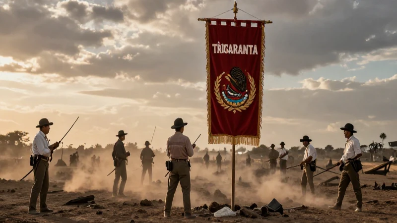 Soldados mexicanos en el campo de batalla