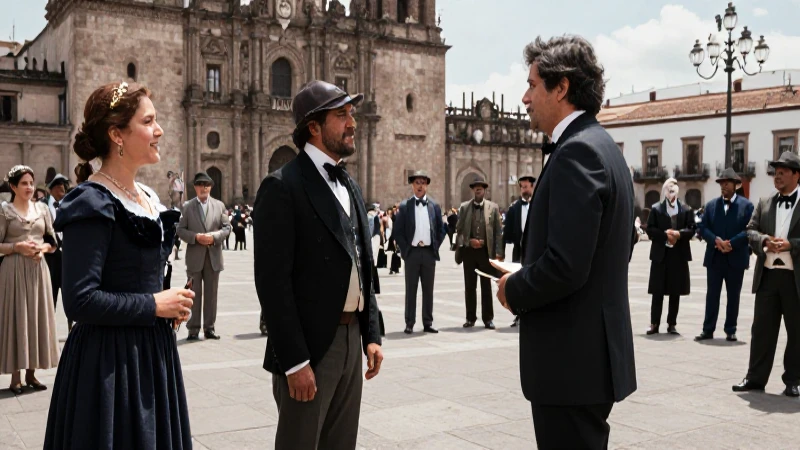 Debate político en plaza histórica de México