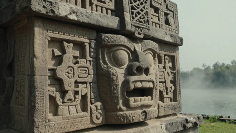 Iglesia de piedra: Arqueometría en la Casa de las Águilas 109 Artesano examina piedra azteca histórica