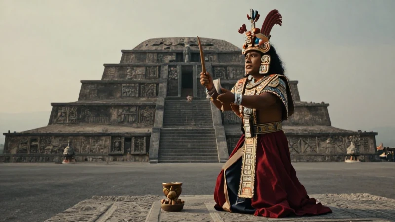 Arte mesoamericano: ritual, pirámides y atmósfera dramática