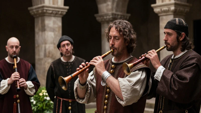 Instrumentos de viento y su estética medieval