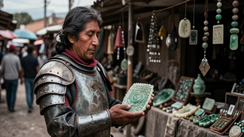 Jadeíta: encuentro entre conquistadores y nativos